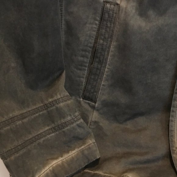 JOHN VARVATOS WORN EFFECTS black JACKET MENS SMALL - Picture 4 of 4